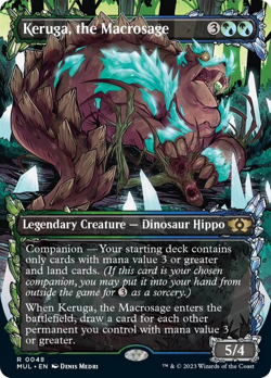 MTG - Keruga, the Macrosage [Multiverse Legends] Foil - Image 1