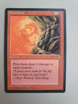 Pyroclasm , MTG Ice Age (1995), Uncommon Red Sorcery NM - Image 1