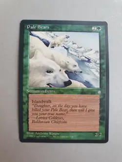 Pale Bears , MTG Ice Age (1995), Rare Green Creature NM - Image 1