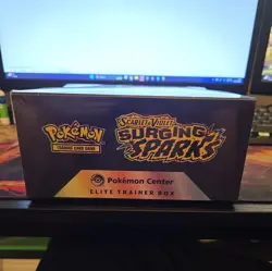 Pokemon TCG Surging Sparks Pokemon Center ETB Elite Trainer Box Sealed - Image 5