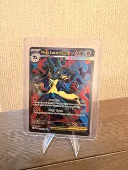 Pokemon TCG Mega Lucario Ex 160/132 Full Art Mega Evolution Near Mint Condition - Image 1