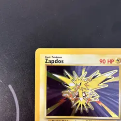 Pokemon Base set Holo Rare Zapdos #16/102 (LP-NM) - WoTC - Vintage TCG - 1999 - Image 2