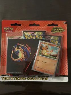 Pokemon Mega Evolution Ascended Heroes Booster Promo Sticker Sheet 3 Pack - Image 1