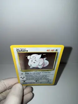 Pokemon TCG Base Set Clefairy Holo 5/102 Wizards of the Coast 1999 - Image 4