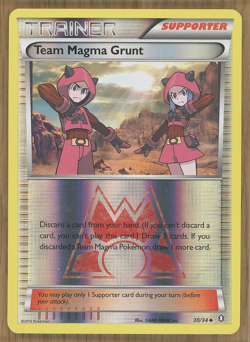 Team Magma Grunt 30/34 ~ Reverse Holo ~ Double Crisis ~ NM/Mint!! - Image 1
