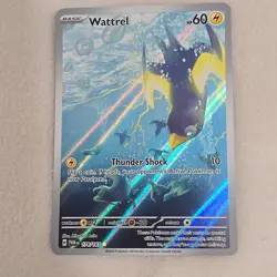 Pokemon TCG Wattrel Scarlet & Violet Twilight Masquerade Holo - Image 1