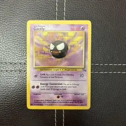 Pokemon TCG - Gastly - 33/62 - Fossil - LP Unlimited Uncommon (1999) - Image 1