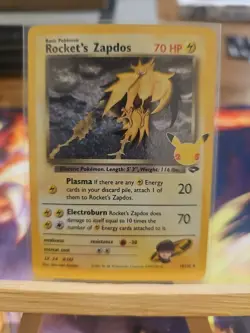 Pokemon TCG Rockets Zapdos Holo Classic Collection 15/132 Celebrations - Image 1