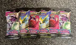 Pokemon Fusion Strike Sleeved Booster Packs X6 - Image 1