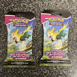 Pokemon Fusion Strike Sleeved Booster Packs X6 - Image 3