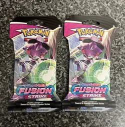 Pokemon Fusion Strike Sleeved Booster Packs X6 - Image 5