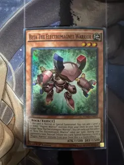 Beta the Electromagnet Warrior SDMY-EN002 Super Rare PL 1st Edition - Image 1