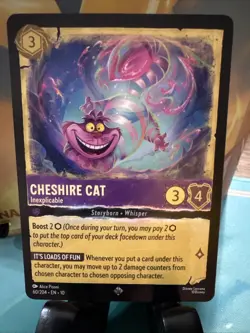Lorcana Cheshire Cat - Inexplicable 60/204 Whispers in the Well Regular - Image 1