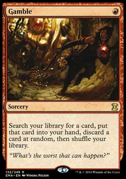 Magic the Gathering MTG Gamble (132) Eternal Masters LP - Image 1