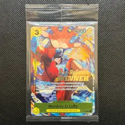 Monkey D. Luffy P-036 Pre-Release Winner Promo One Piece Card Game NM (SEALED) - Image 1