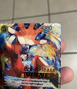 One Piece Card Game Monkey.D.Luffy Pre-Release Winner Promo P-036 NM - Image 4