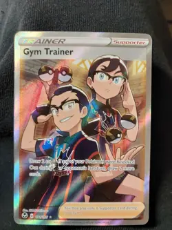 Gym Trainer 191/195 Silver Tempest Full Art Ultra Rare Holo Pokemon Card NM - Image 1