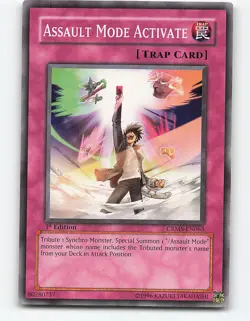 Assault Mode Activate #CRMS-EN063 1st Edition Yugioh Card - Image 1