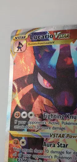 HOLOGRAPHIC FULL ART Lucario VSTAR SWSH291 SWSH Sword Shield Promo Card MINT - Image 2