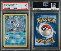 PSA 9 Dark Blastoise🔥Non Holo #20/82 💎2000 Pokemon Rocket Card - Image 3