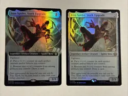Magic The Gathering Spider-Man Iron Spider Stark Upgrade Extended & Regular FOIL - Image 1