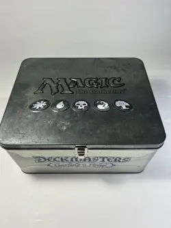 Magic The Gathering Deckmasters Garfield vs Finkel Metal Storage Tin Only - Image 1