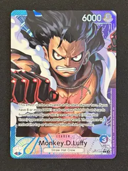 Monkey.D.Luffy (040) (Alternate Art) OP11-040 A Fist of Divine Speed Foil NM - Image 1