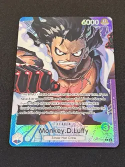 Monkey.D.Luffy (040) (Alternate Art) OP11-040 A Fist of Divine Speed Foil NM - Image 2