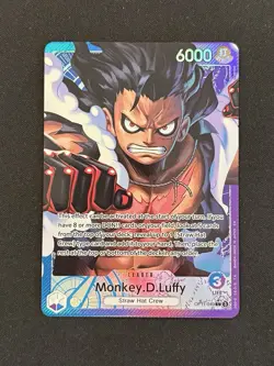 Monkey.D.Luffy (040) (Alternate Art) OP11-040 A Fist of Divine Speed Foil NM - Image 2