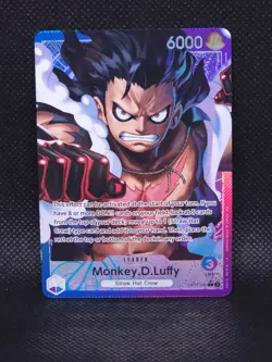 Monkey.D.Luffy Alternate Art OP11-040 a Fist of Divine Speed Foil NM Condition - Image 1