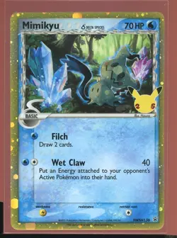Mimikyu Delta Species Holo Black Star Promo Ex/LP SWSH136 Sword & Shield Pokemon - Image 1