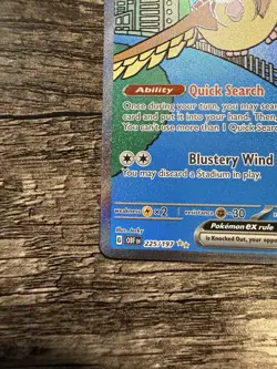 Pokemon (Obsidian Flames) Pidgeot EX 225/197 NM - Image 4