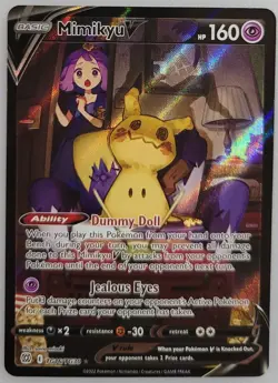 Mimikyu V TG16/TG30 Pokemon Brilliant Stars Trainer Gallery Holo NM (1 of 4) - Image 1