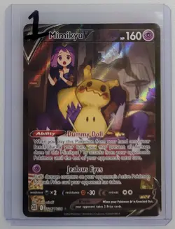 Mimikyu V TG16/TG30 Pokemon Brilliant Stars Trainer Gallery Holo NM (1 of 4) - Image 3