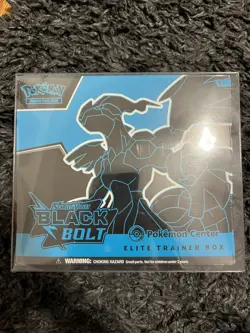 Black Bolt Pokemon Center Elite Trainer Box Brand New *SEALED* - Image 1
