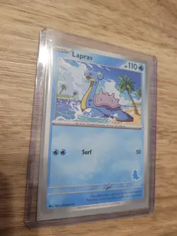 Pokemon TCG Lapras My First Battle Squirtle Stamp Regular - Image 1