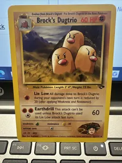 Pokemon TCG Brocks Dugtrio 22/132 Gym Challenge - Image 1