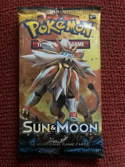 Pokemon TCG - Sun and Moon Base Set Booster Pack - Image 1