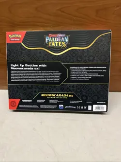 Pokemon: Paldean Fates Meowscorada EX Premium Collection Sealed - Image 3