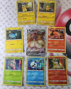 Pokemon TCG Promo Lot Eevee Vmax & Pikachus + More - Image 1