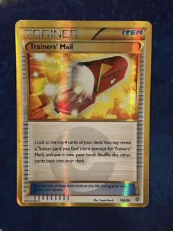 Pokemon Trainer's Mail Gold Secret Rare # 100/98 - Ancient Origins - MP - Image 1