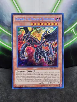 Yugioh Gandora-X the Dragon of Demolition MVP1-ENS49 Secret Rare 1st Edition NM - Image 1