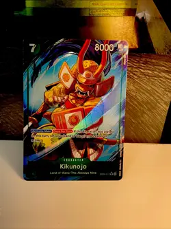 EB04-012 Kikunojo SR Alt Art One Piece TCG English -The Azure Sea’s Seven-L👀K🔥 - Image 2