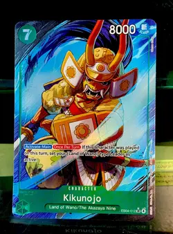 EB04-012 Kikunojo SR Alt Art One Piece TCG English -The Azure Sea’s Seven-L👀K🔥 - Image 3