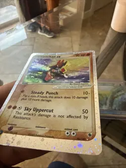 Pokemon TCG Hitmonchan EX Ruby and Sapphire Holo Ultra Rare Card 98/109 - Image 3