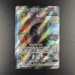 Iron Treads ex - (Paldean Fates Stamped) 073 NM Pokemon Card TCG - Image 1