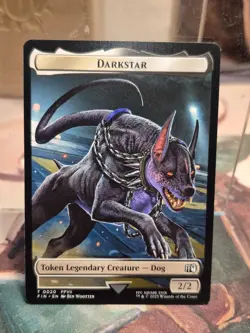 0019 Angelo 0020 Darkstar Legendary Creature Emblem Token Final Fantasy MTG Card - Image 2