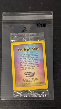 Ancient Mew SEALED 2000 Pokemon Unopened Movie Promo Card - MINT 🔥 - Image 3