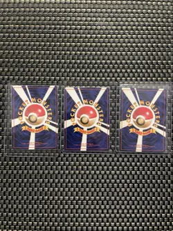Pokemon Charizard Holo 3 Card Lot Japanese 1996 TCG Vintage Standard Size - Image 5