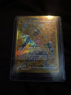 Pokemon TCG Garchomp EX Full Art Hyper Rare Holo Card 260/182 Paradox Rift Gold - Image 2